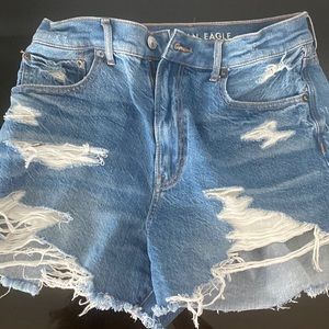 American eagle high waisted jeans shorts